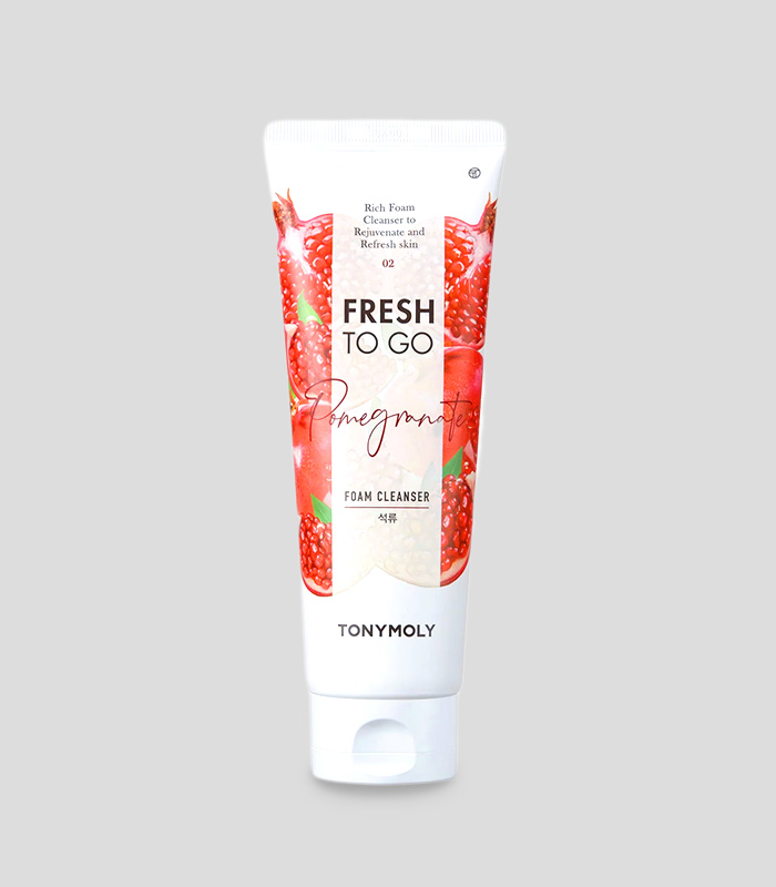 Pomegrante Tonymoly Fresh To Go Pomegranate Foam Cleanser - Image 1